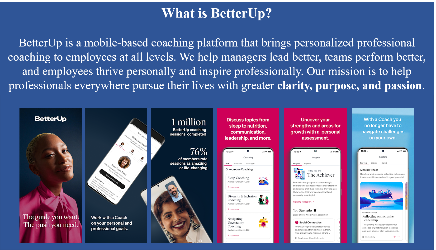 Picture with link to the BetterUp Coaching webpage.