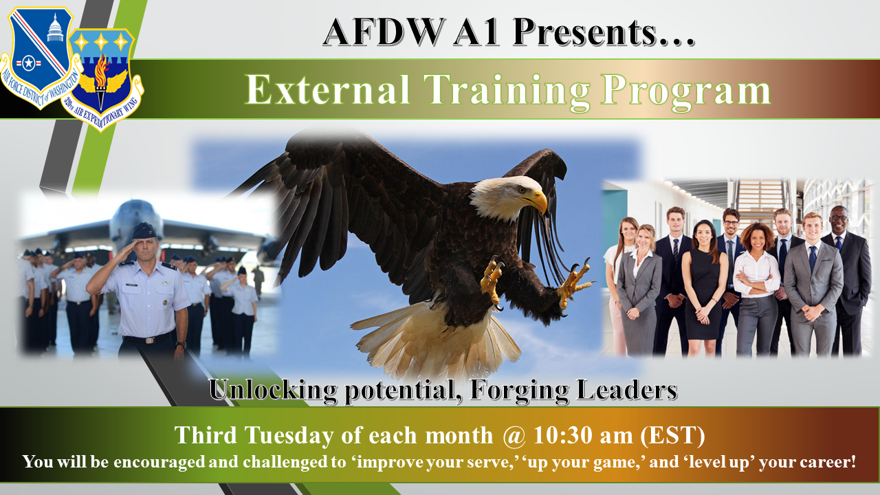 External Training flyer with details